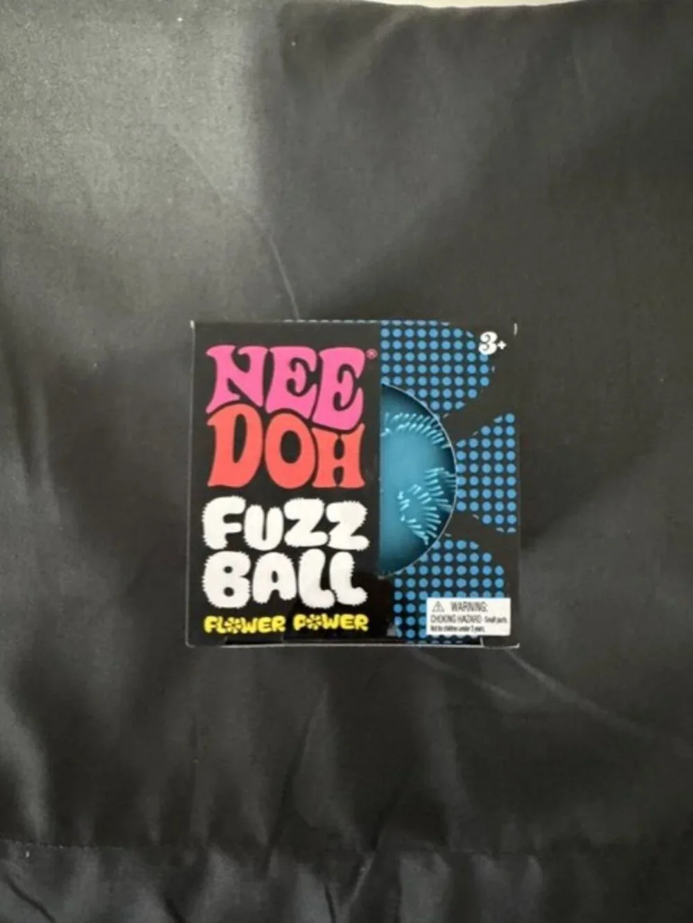 BLUE Needoh FUZZ BALL Flower Power Nee Doh Sensory Squish Stress Ball